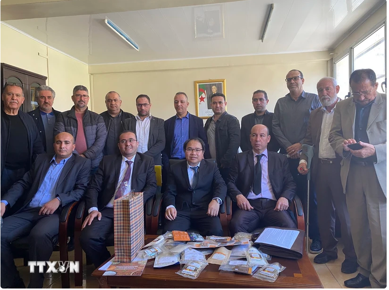 与会代表合影。（图片来源：越通社）