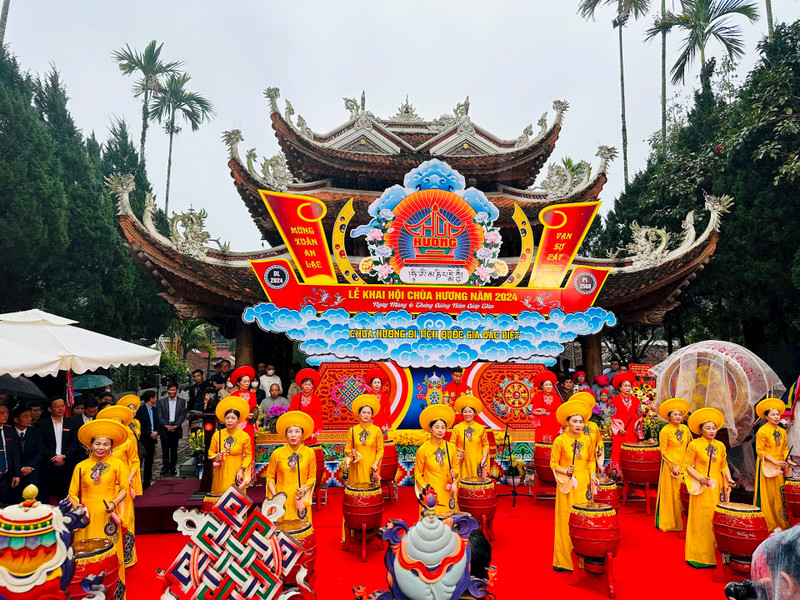 2024年香寺庙会的开幕式。
