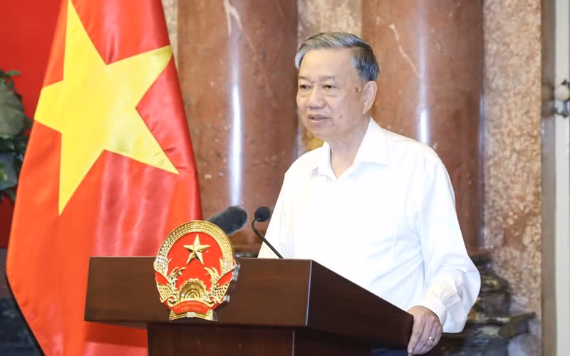 越南国家主席苏林。