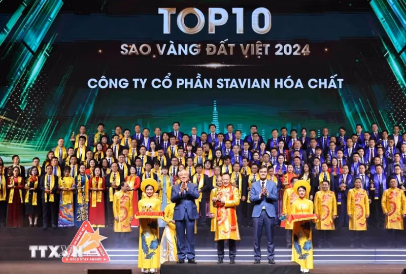 2024年越南金星奖颁奖典礼。（图片来源·：越通社）