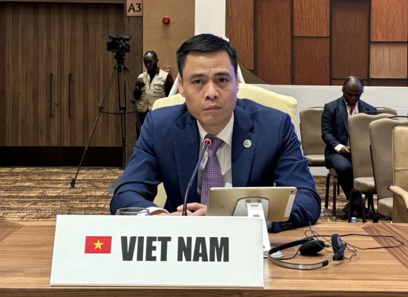越南常驻联合国代表团团长邓黄江大使。
