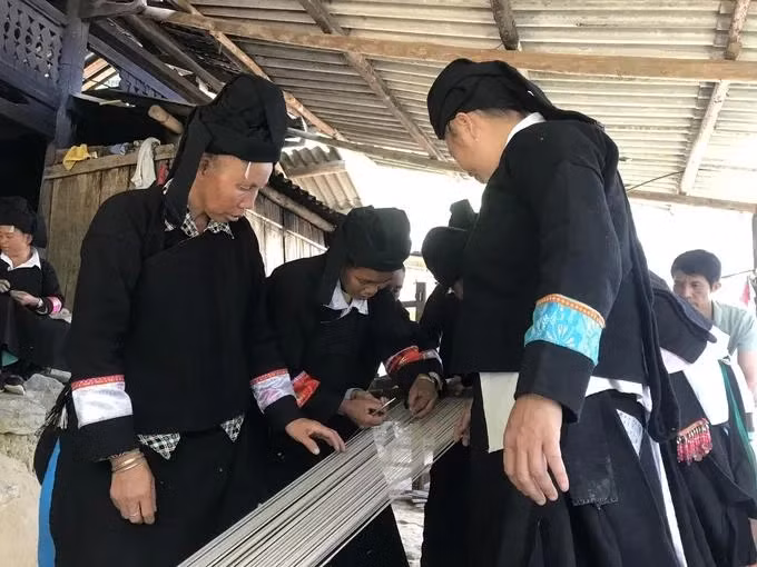 岱依族秋劳人之棉纺织业。