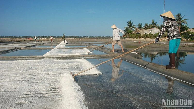 沙黄海盐晒制技艺被列入国家级非物质文化遗产名录。