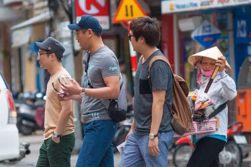 韩国游客在越南消费额度大。