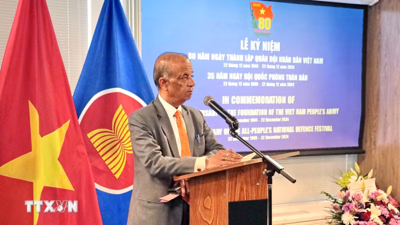 联合国副秘书长阿图尔·卡雷发表讲话。（图片来源：越通社）