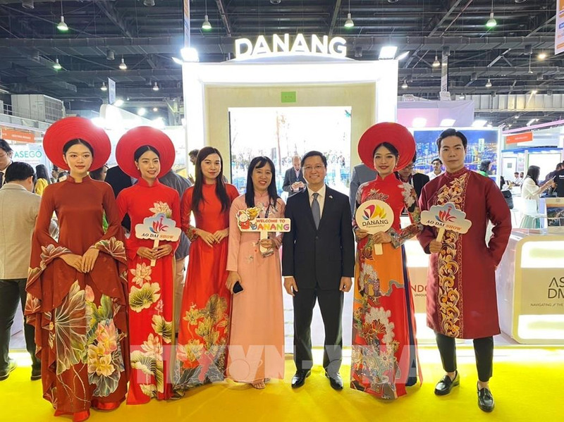 越南参加在印度举行的第31届印度新德里旅游展览会。（图片来源：越通社）