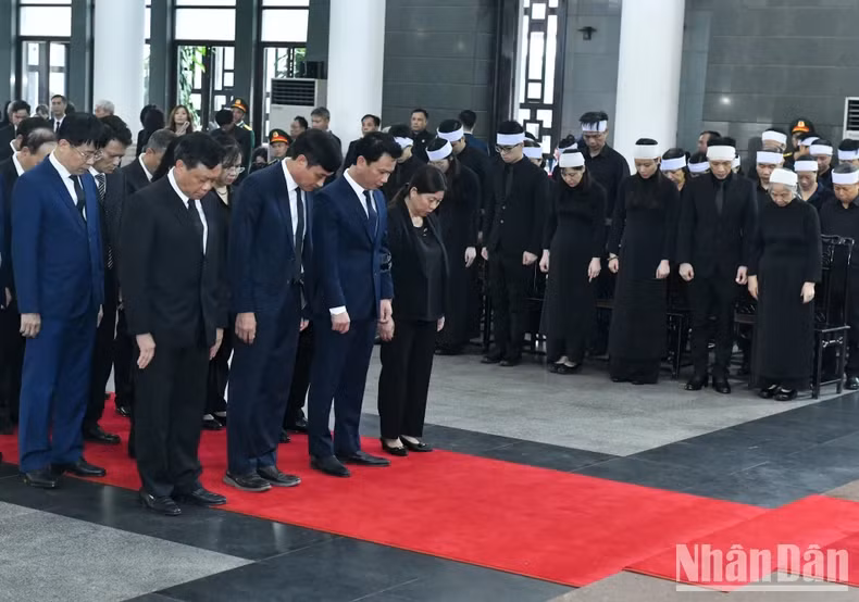 自然资源与环境部代表团吊唁越共中央总书记阮富仲逝世。