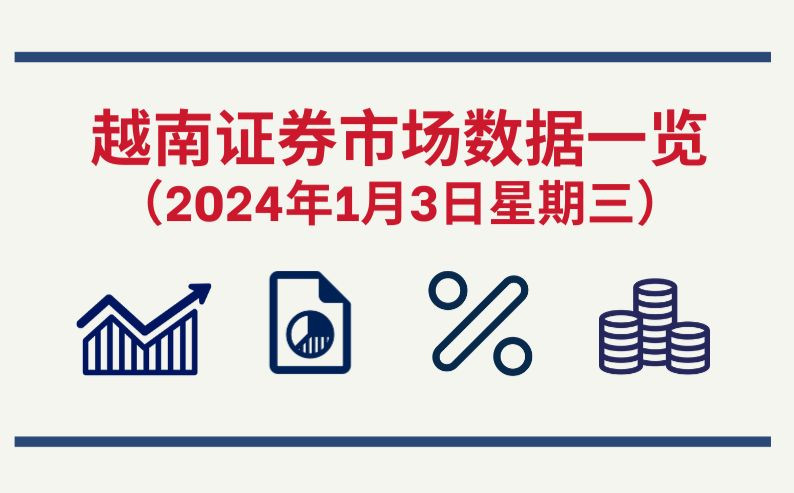 1月3日越南证券市场数据一览 【图表新闻】