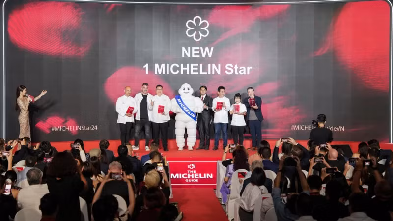 2024年越南米其林指南发布仪式在胡志明市举行。
