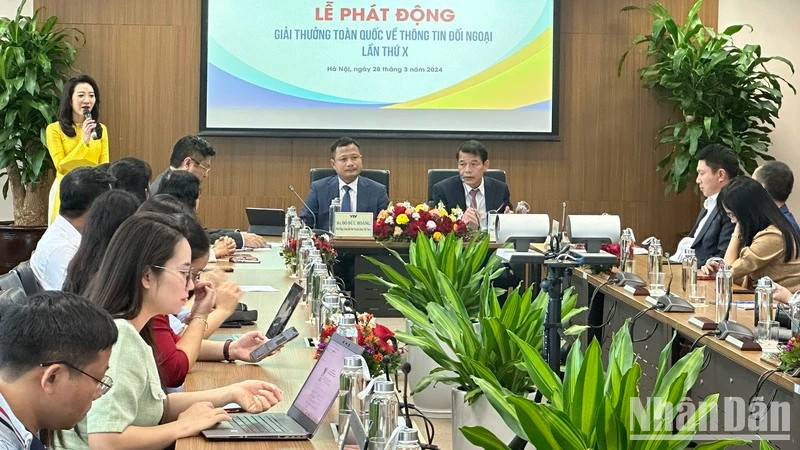 第十届全国对外新闻奖启动仪式。