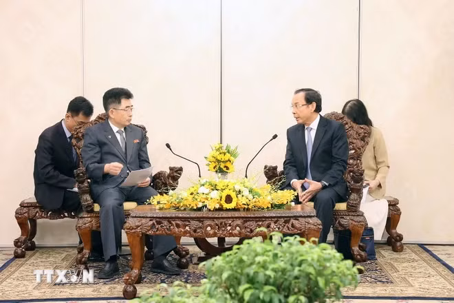 会见场景。（图片来源：越通社）