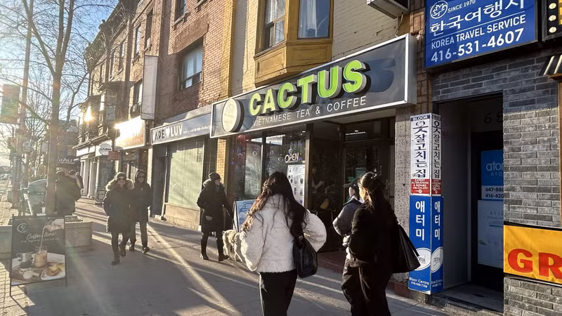 Cactus在首都多伦多市开设的越南咖啡店。（图片来源：越通社）