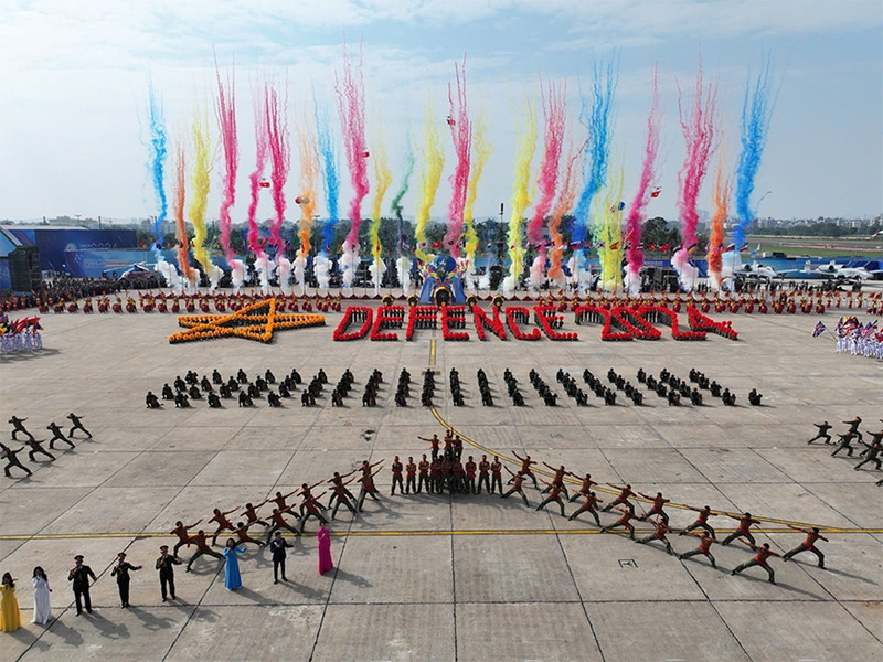 越南国际防务展开幕式。（图片来源：mod.gov.vn）