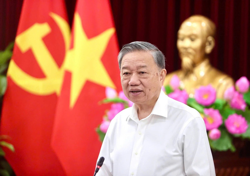 苏林总书记、国家主席。(图片来源:VGP)