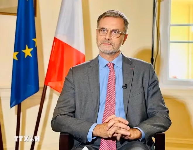 法国驻越南大使奥利维耶•布罗谢。（图片来源：越通社）