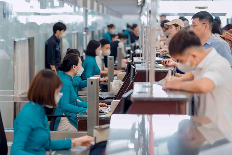 越南假期期间各航空港旅客吞吐量超过100万人次。