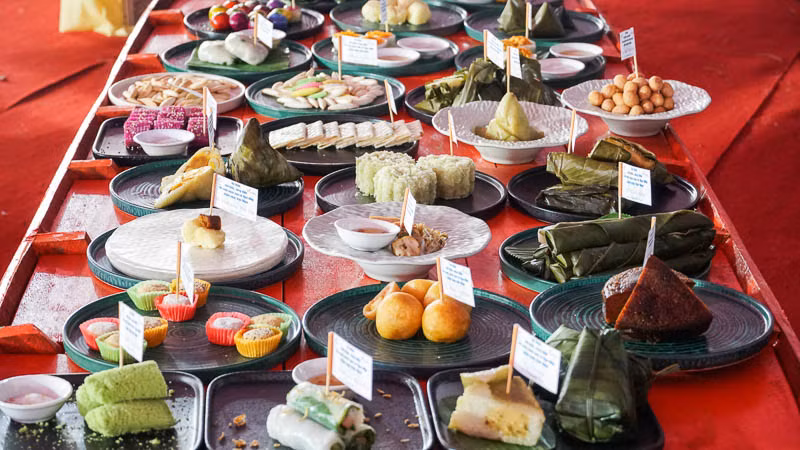 越南创造最多大米和糯米糕饼制作纪录。 越南创造最多大米和糯米糕饼制作纪录。