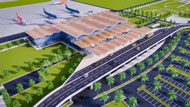 广治机场效果图。