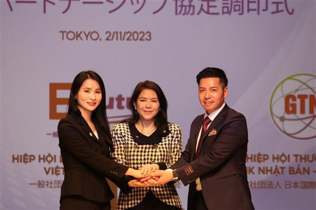 VJBA 与合作伙伴合作协议签字仪式。