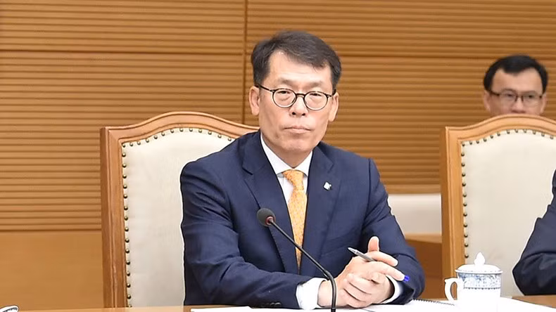 韩国中小企业银行（IBK）总裁兼首席执行官金成泰。