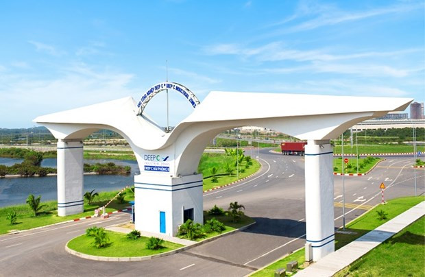 海防市DEEP C工业区集群。