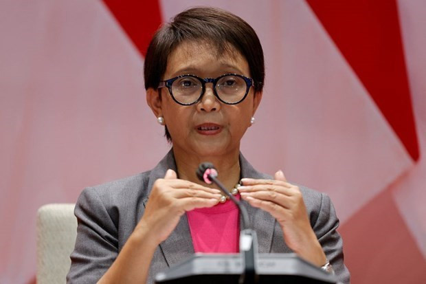 印尼外交部长蕾特诺·马尔苏迪。