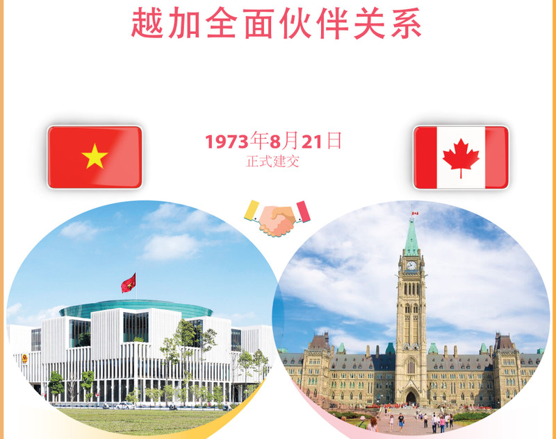 越南——加拿大建立外交关系50周年【图表新闻】