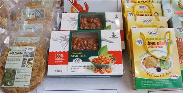 槟椥省达到三星级以上的OCOP产品。