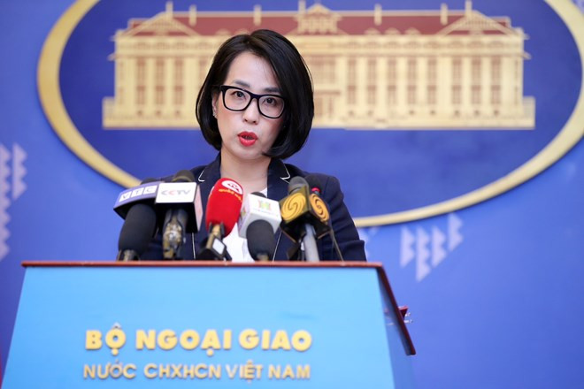 越南外交部发言人范秋姮。