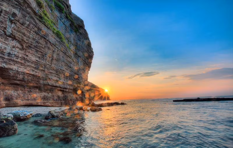 广南省李山岛之美。