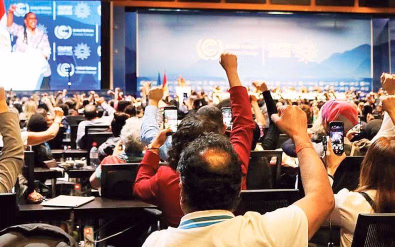 在埃及召开的《联合国气候变化框架公约》第27次缔约方大会。（图片来源：越通社）