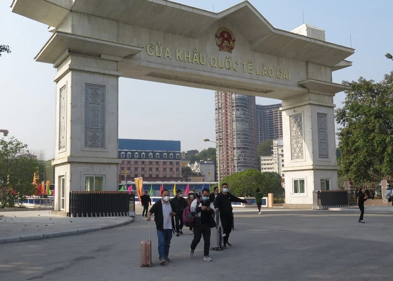 越中加强合作共建和平友好稳定共同发展的边界线。（图片来源：越通社）