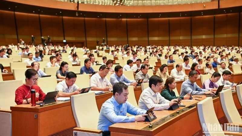 国会代表6月5日出席国会会议。
