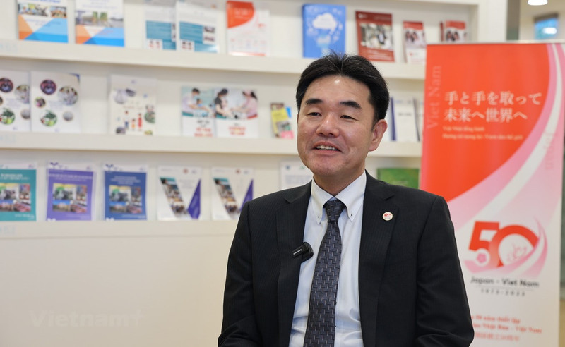 JICA驻越南办事处首席代表菅野裕一。（图片来源：越通社）