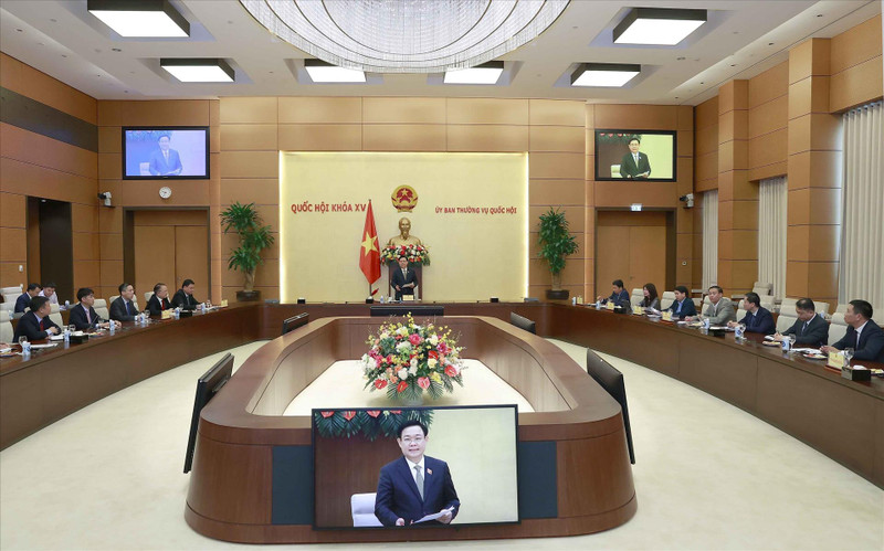 会见场景。（图片来源：越通社）