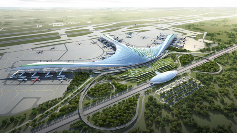 龙城机场效果图。