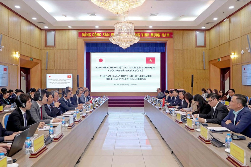 越日联合倡议第八阶段预评估会议。（图片来源：越通社）