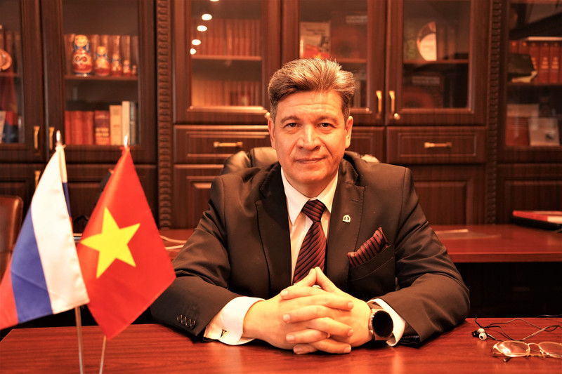 圣彼得堡国立大学胡志明研究院院长弗拉基米尔•科洛托夫教授。（图片来源：越通社）