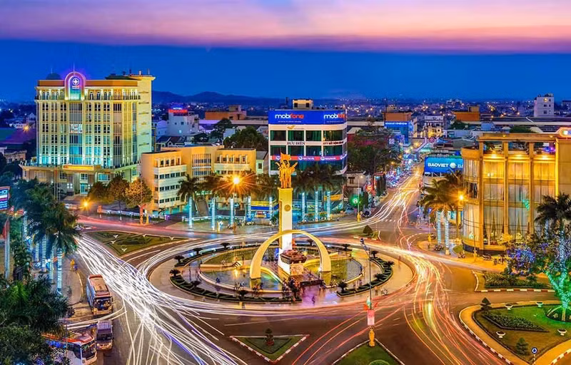 邦美蜀市的一角。