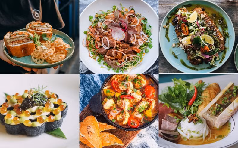 Anan Saigon餐厅的美食。