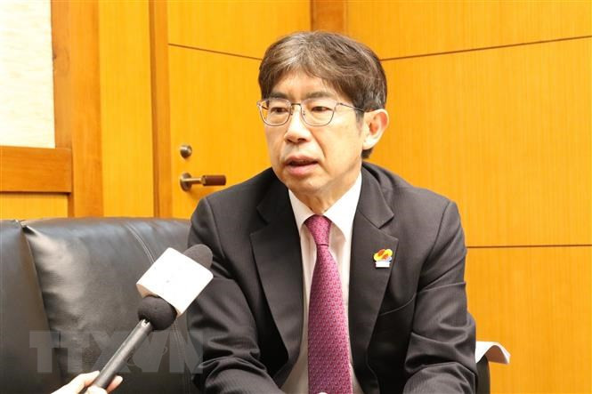 日本驻东盟大使木谷正彦。（图片来源：越通社）
