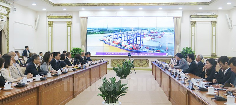 会见场景。（图片来源：/hcmcpv.org.vn）