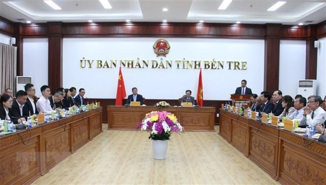 座谈会场景。（图片来源：越通社）