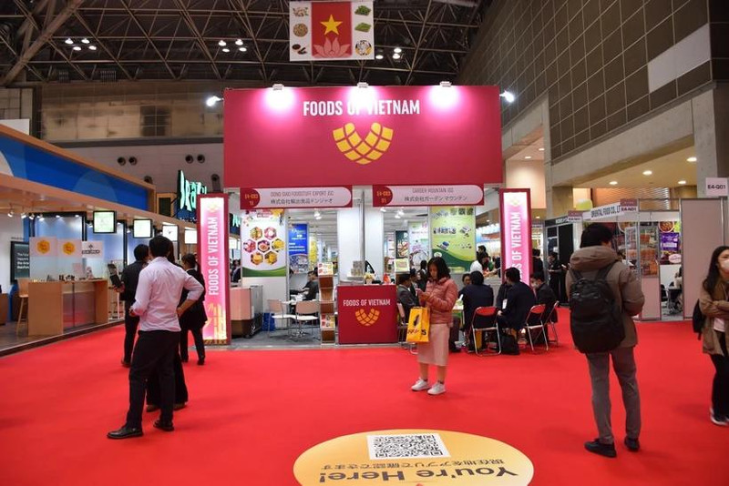 越南企业参加2025年日本东京国际食品及饮料加工技术展览会。（图片来源：越通社）
