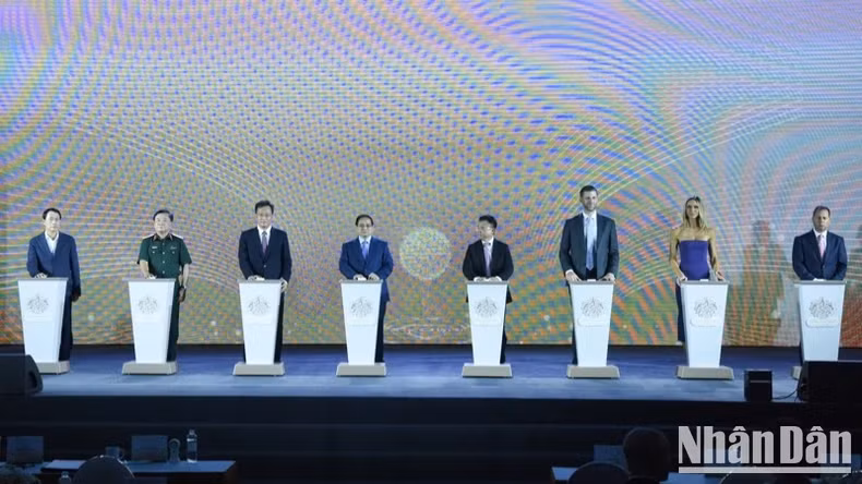 范明正总理出席动工仪式。