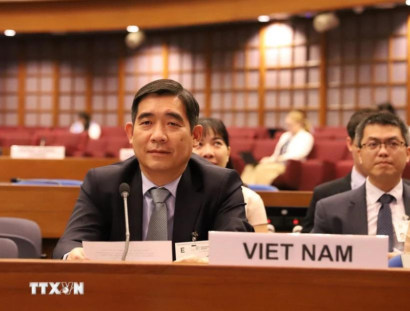越南驻泰国大使兼驻联合国亚洲及太平洋经济社会委员会（ESCAP）代表团团长范越雄。（图片来源：越通社）
