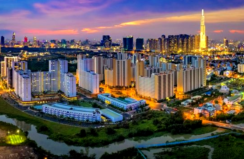 胡志明市的一角。