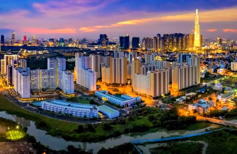 胡志明市的一角。