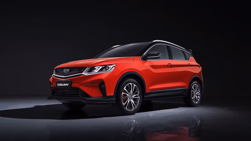 吉利酷瑞车款在越南市场亮相。