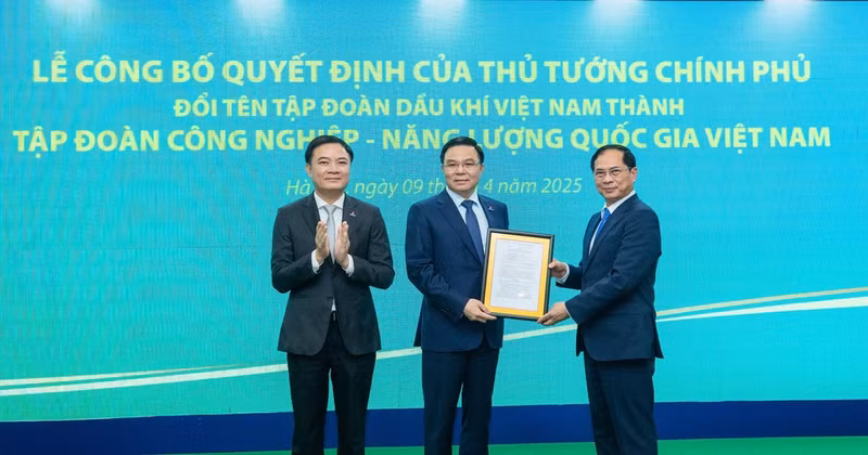 越南油气集团改名为越南国家工业与能源集团